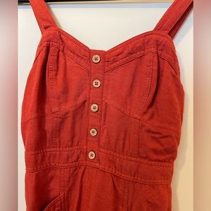 Japna Women’s Orange Button Dress